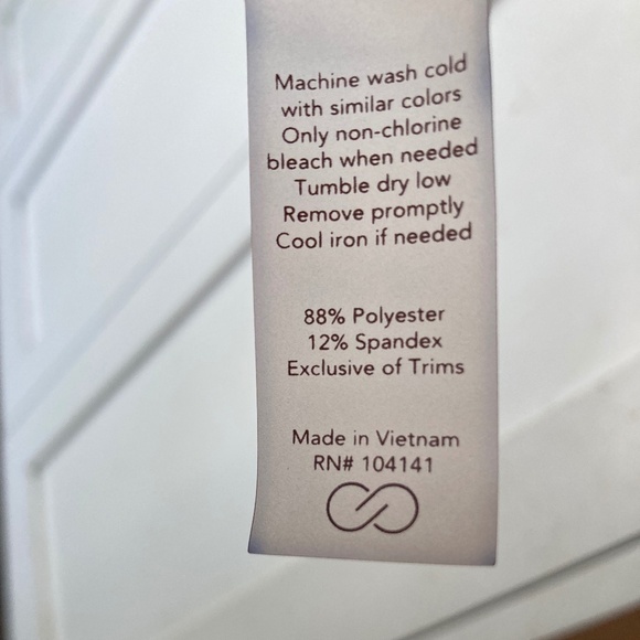 Calia by Carrie Underwood Navy Midi Dress Medium Athletic Sleeveless Drawstring - Picture 6 of 9